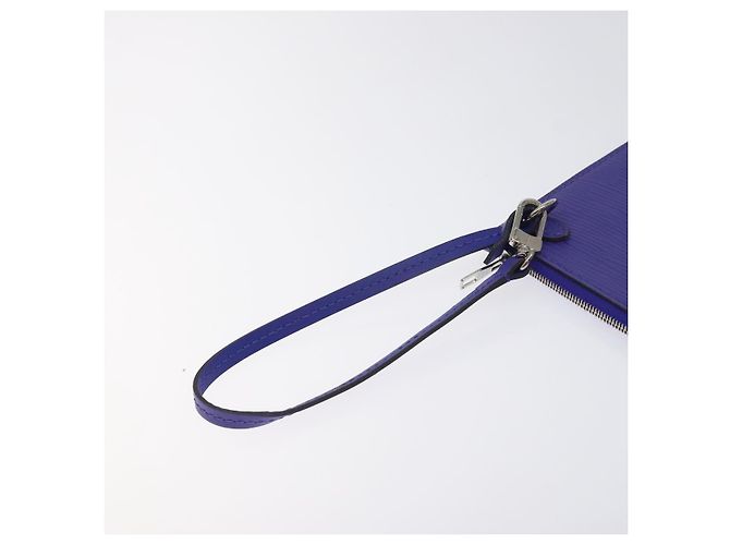 LOUIS VUITTON Epi Neverfull MM Pouch Fig LV Auth BA3013 Viola scuro - vista 8