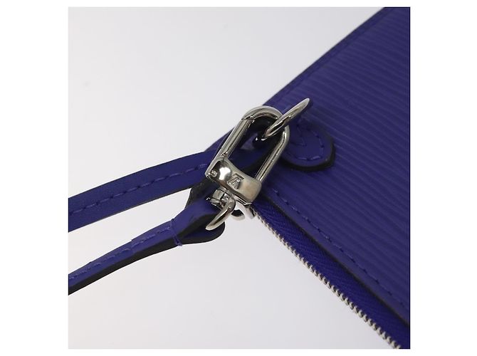 LOUIS VUITTON Epi Neverfull MM Pouch Fig LV Auth BA3013 Viola scuro - vista 9