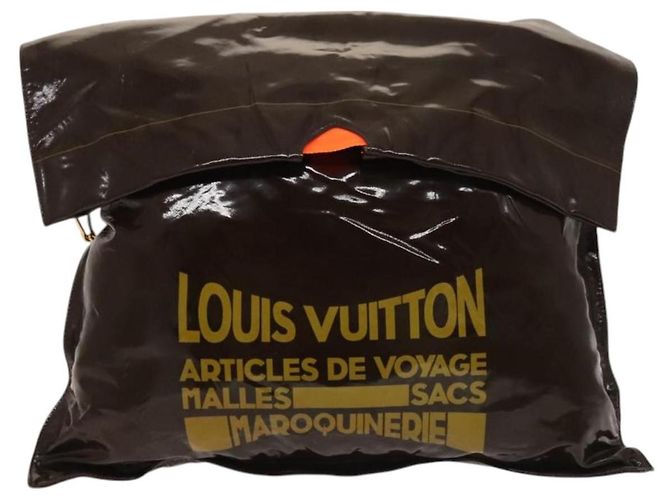 LOUIS VUITTON Coleção Primavera 2010 Bolsa Buzas Esmalte Marrom M93188 Auth bs26423 - vista 13
