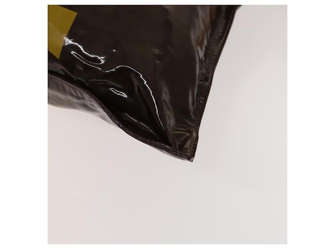 LOUIS VUITTON Coleção Primavera 2010 Bolsa Buzas Esmalte Marrom M93188 Auth bs26423 - vista 9