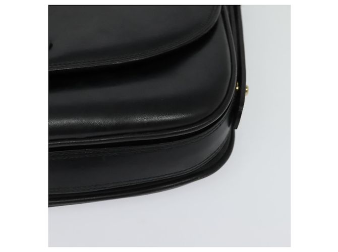 Borsa a Spalla BALLY in Pelle Nera e Oro Auth BA2914 Nero D'oro - vista 11