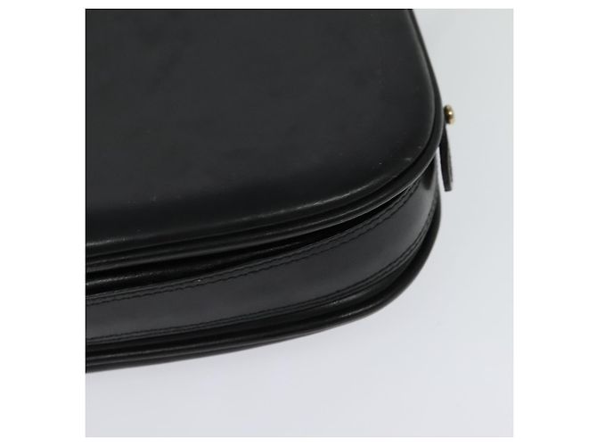 Borsa a Spalla BALLY in Pelle Nera e Oro Auth BA2914 Nero D'oro - vista 13