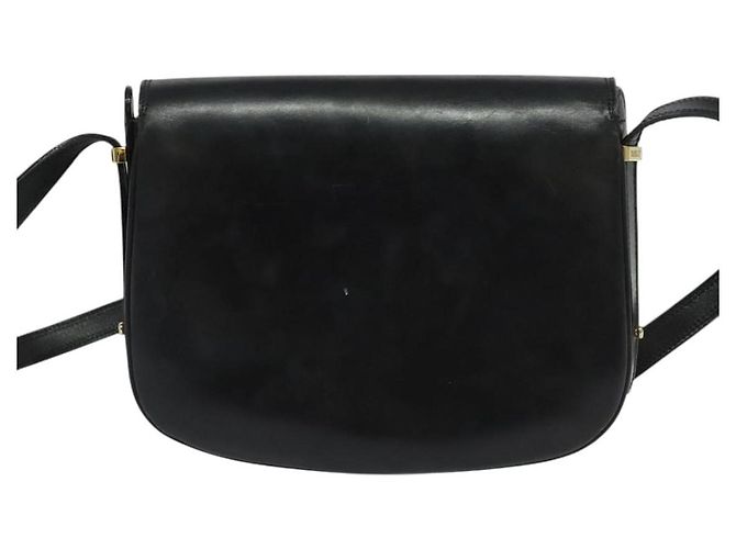 Borsa a Spalla BALLY in Pelle Nera e Oro Auth BA2914 Nero D'oro - vista 3