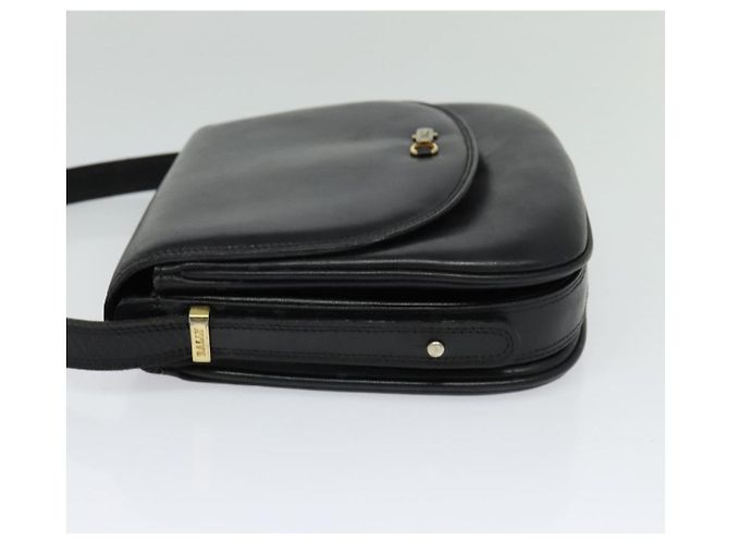 Borsa a Spalla BALLY in Pelle Nera e Oro Auth BA2914 Nero D'oro - vista 4
