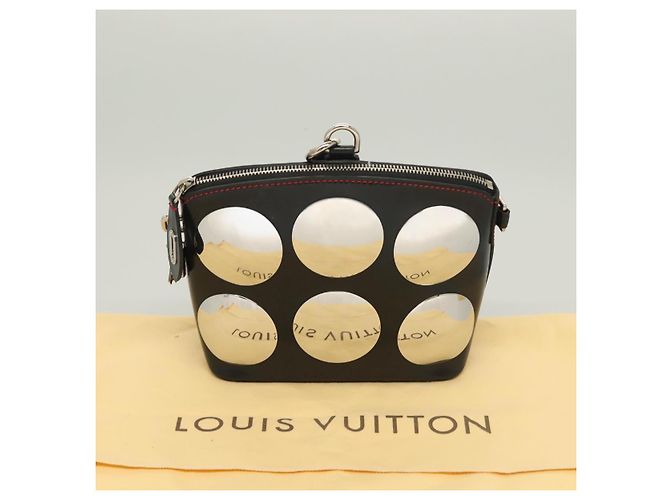 LOUIS VUITTON Suhari Mini Lockit Borsa a Mano Nera M42019 LV Auth 126090M Nero - vista 12