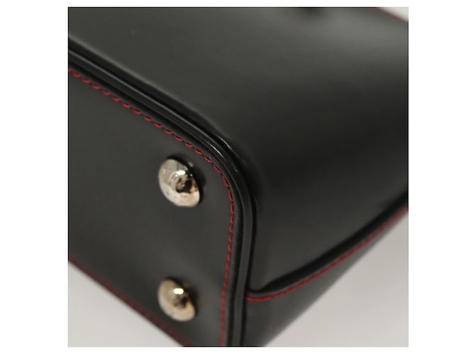 LOUIS VUITTON Suhari Mini Lockit Borsa a Mano Nera M42019 LV Auth 126090M Nero - vista 17