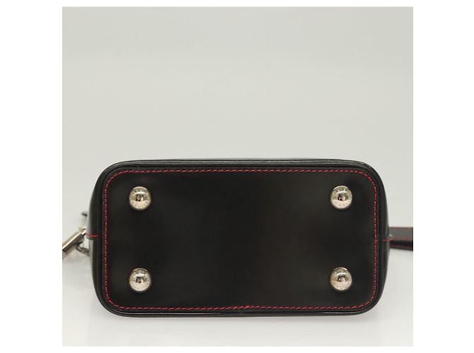 LOUIS VUITTON Suhari Mini Lockit Borsa a Mano Nera M42019 LV Auth 126090M Nero - vista 5