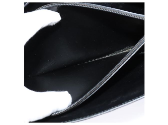 Céline Borsa a Spalla CELINE in Pelle Nera Oro Auth 126895 Nero D'oro - vista 21