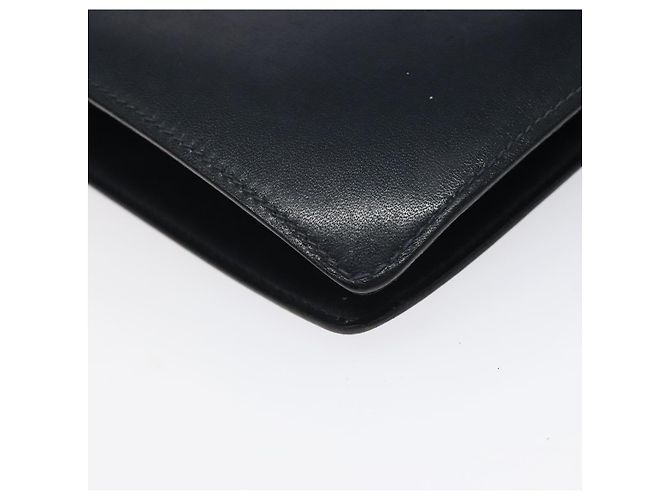 Céline Borsa a Spalla CELINE in Pelle Blu Navy Oro Auth 126159 D'oro - vista 13