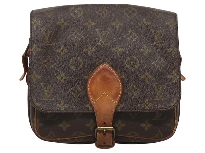 LOUIS VUITTON Monogram Cartouchiere MM Borsa a Spalla M51253 LV Auth th6130 Monogramma - vista 13