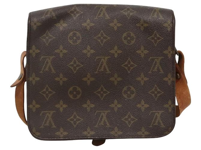 LOUIS VUITTON Monogram Cartouchiere MM Borsa a Spalla M51253 LV Auth th6130 Monogramma - vista 2