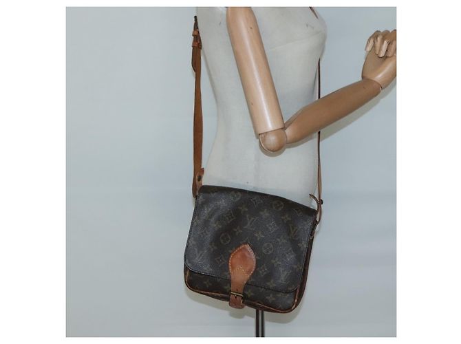 LOUIS VUITTON Monogram Cartouchiere MM Borsa a Spalla M51253 LV Auth th6130 Monogramma - vista 22