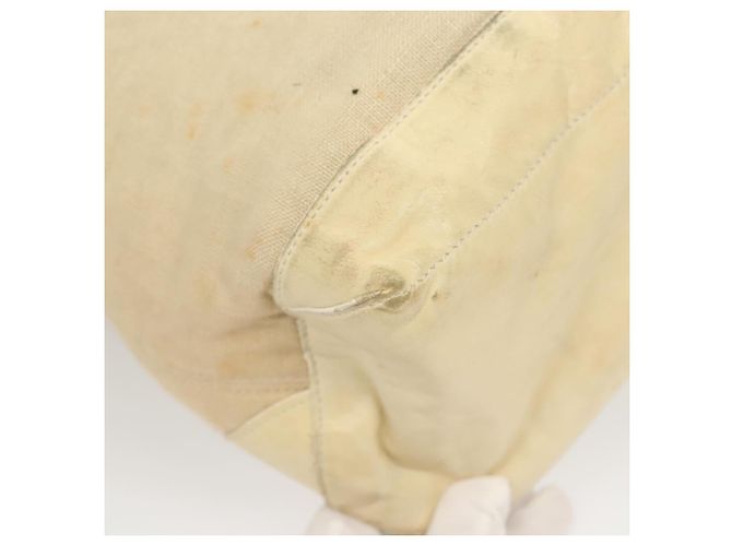 BALENCIAGA Borsa a Spalla The Day Canvas Beige Argento 141175 Auth bs26003 - vista 13