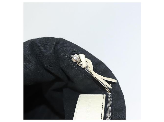 BALENCIAGA Borsa a Spalla The Day Canvas Beige Argento 141175 Auth bs26003 - vista 22
