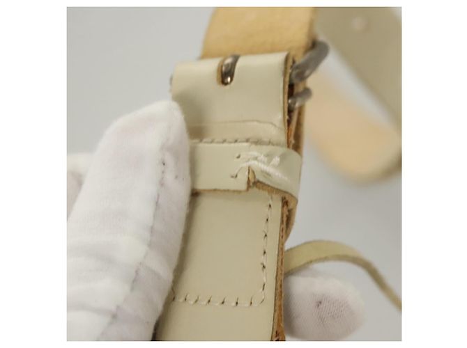 BALENCIAGA Borsa a Spalla The Day Canvas Beige Argento 141175 Auth bs26003 - vista 9