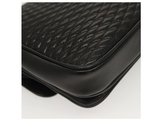 Borsa a spalla BALLY in pelle nera e oro Auth kk524 Nero D'oro - vista 12