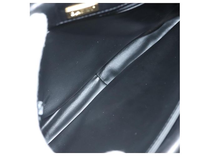 Borsa a spalla BALLY in pelle nera e oro Auth kk524 Nero D'oro - vista 17
