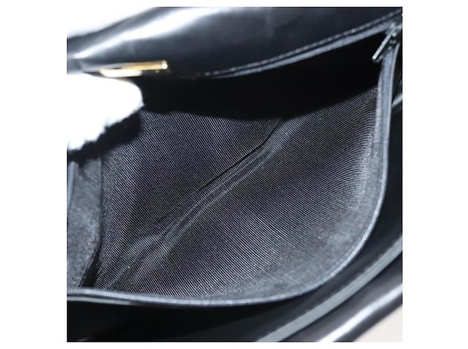 Borsa a spalla BALLY in pelle nera e oro Auth kk524 Nero D'oro - vista 22