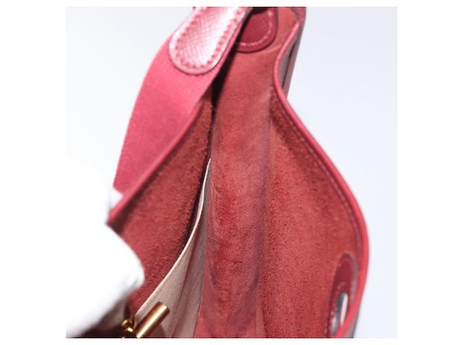 Hermès HERMES Vespa PM Borsa a Spalla in Pelle Rossa Oro Auth bs26279 Rosso D'oro - vista 18