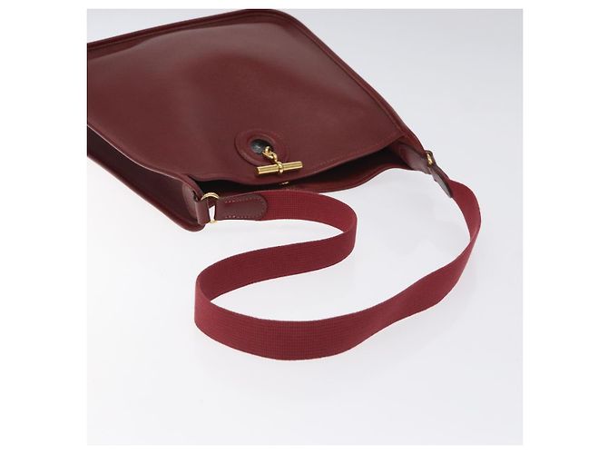 Hermès HERMES Vespa PM Borsa a Spalla in Pelle Rossa Oro Auth bs26279 Rosso D'oro - vista 7