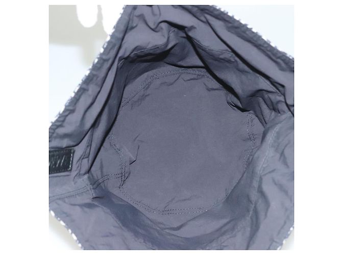 LOEWE Anagram Reversible Bucket Hat Canvas Navy Auth hk2801 Navy blue - view 8