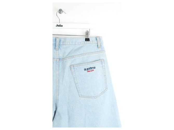 Supreme Bermuda in cotone blu - vista 5