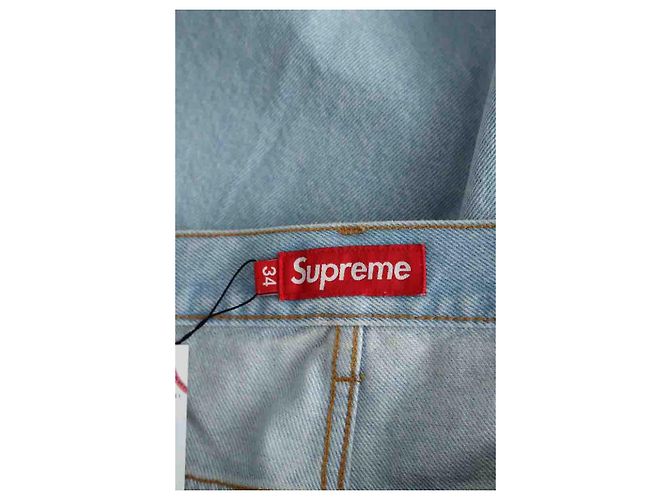 Supreme Bermuda in cotone blu - vista 7