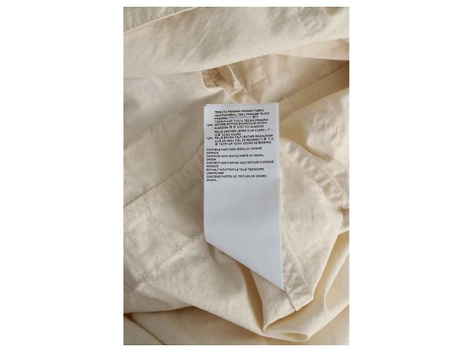 Maison Martin Margiela Chaqueta de algodón beige - vista 6