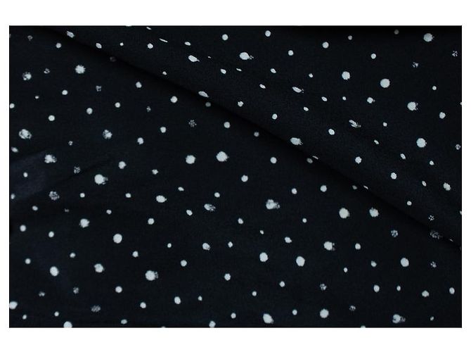 Saint Laurent, Camicia di vernice a pois con pennellate 2019 Nero - vista 5