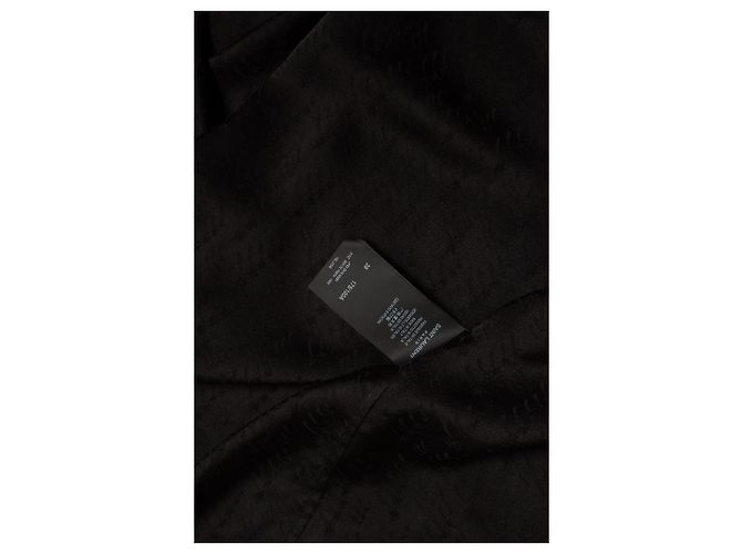 Saint Laurent, camisa de seda negra con gotas de estrellas Negro - vista 5