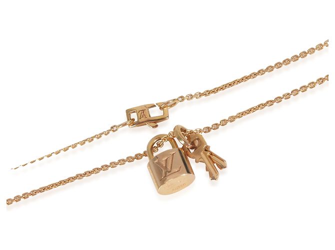 Pendente Lockit in oro giallo Louis Vuitton - vista 3