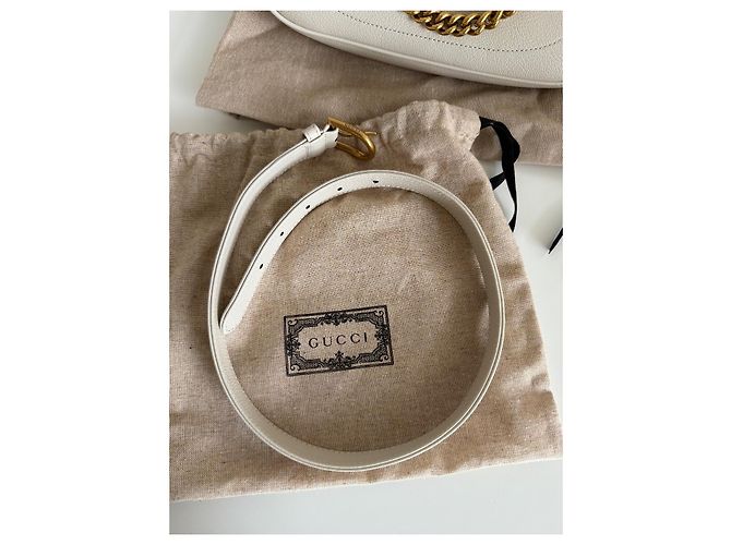 Borsa a Spalla Piccola Aphrodite di Gucci Bianco - vista 9