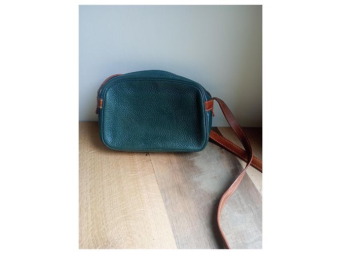 Courreges Ledertasche Grün Camel Kamel - Ansicht 9