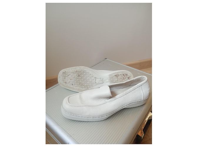 Mocassini Carel in pelle bianca Bianco - vista 3