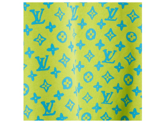 Louis Vuitton LV Sweatshirt 3L Flashy Lime Graphic Neu mit Etikett XXL Grün - Ansicht 2