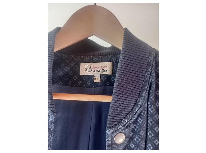 Giacca blazer Paul & Joe blu navy in lyocell - vista 5