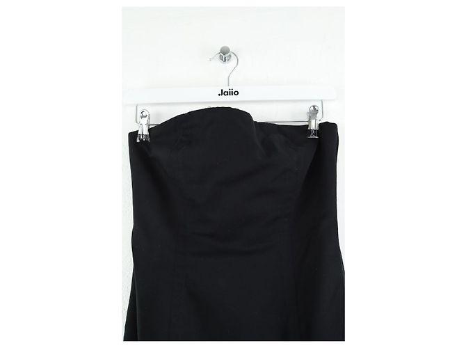 Givenchy Schwarzes Baumwollkleid - Ansicht 2