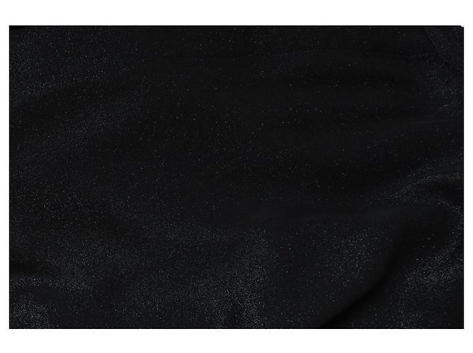 Camicia nera glitter Saint Laurent Nero - vista 5