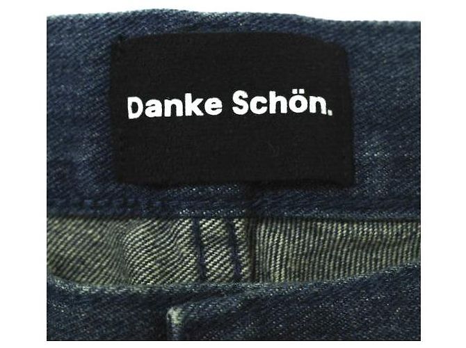 Autre Marque Muchas Gracias DESTROY DENIM Pantalones de Denim de Algodón Edición Limitada Azul - vista 10