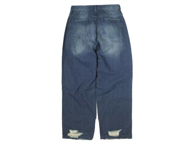Autre Marque Muchas Gracias DESTROY DENIM Pantalones de Denim de Algodón Edición Limitada Azul - vista 2