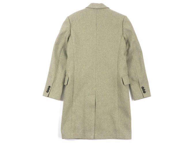 Abrigo Chester de lana y nylon Bottega Veneta Verde - vista 3