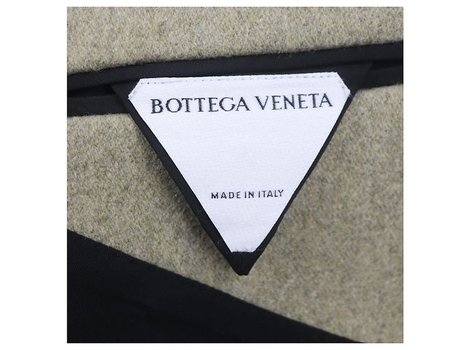 Abrigo Chester de lana y nylon Bottega Veneta Verde - vista 6
