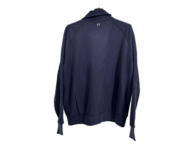 Giacca Puma blu navy in cotone con zip L - vista 2