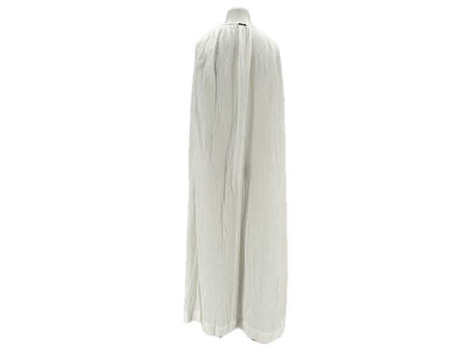 Autre Marque ANCIENT KAVVOS White Long Cotton Kimono - view 2