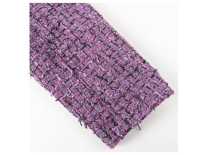 Giacca in tweed Chanel viola 36 donne Porpora - vista 6