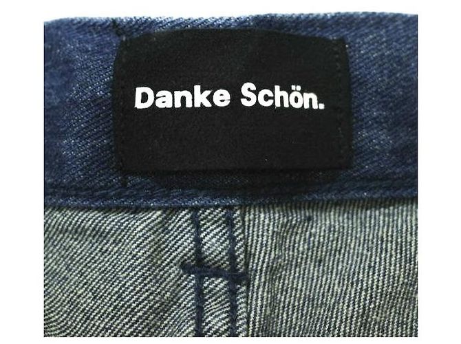 Autre Marque Muchas Gracias DESTROY DENIM Pantalones de Denim de Algodón Edición Limitada Azul - vista 10