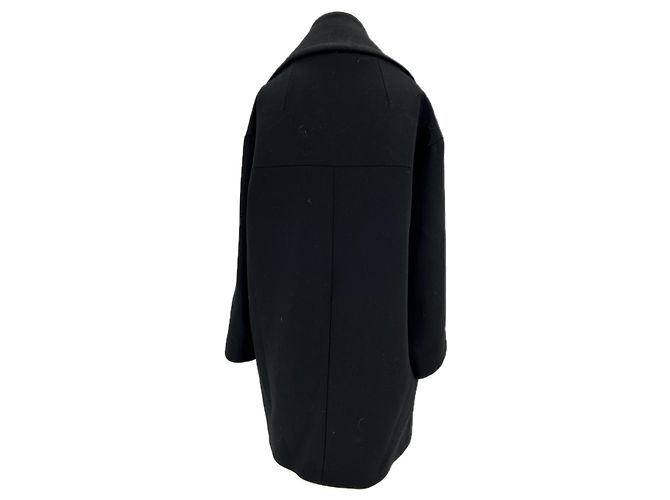 Parosh Mantel aus Mischwolle Schwarz - Ansicht 2