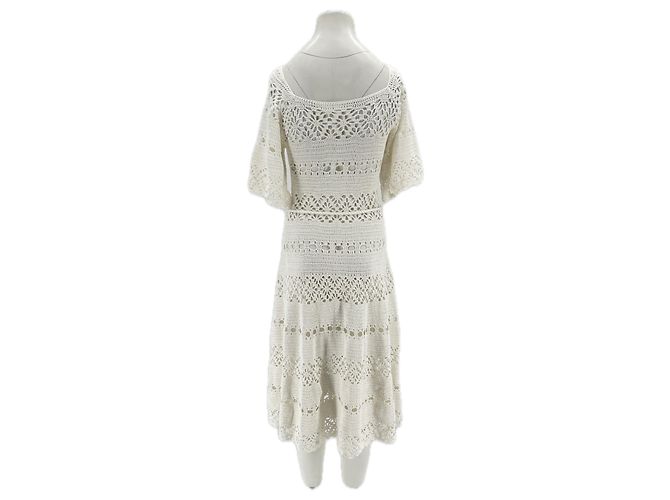 Zimmermann Abito in crochet bianco - vista 2
