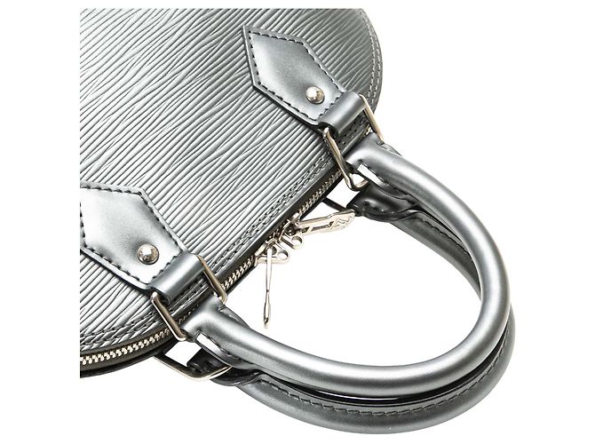 Louis Vuitton Alma BB in Epi Argento - vista 11