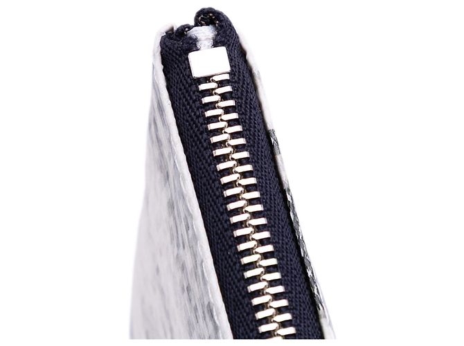 Dior Edizione Limitata Bianca Bilum Trompe Loeil Canvas 30 Montaigne Pochette Bianco Bianco sporco - vista 8